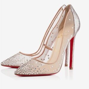 Christian Louboutin

Follies 100MM Mesh Strass Pumps